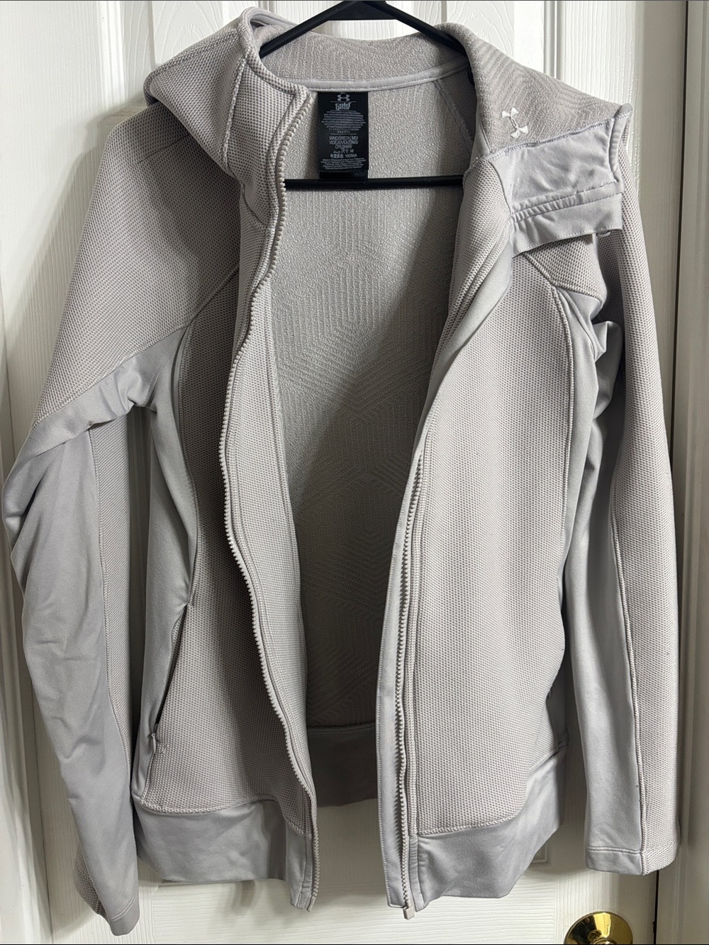 Under Armour Gray Full-Zip Hooded Jacket
